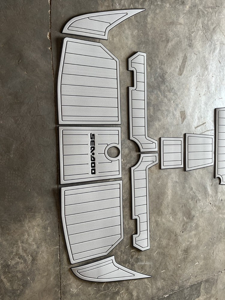 2012 sea doo 210 SP Challenger Two chair Cockpit & swimming platform faux teak