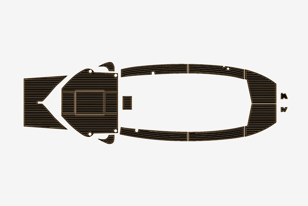 1996 Myabca 32 Marine teak deck EVA Foam Boat flooring
