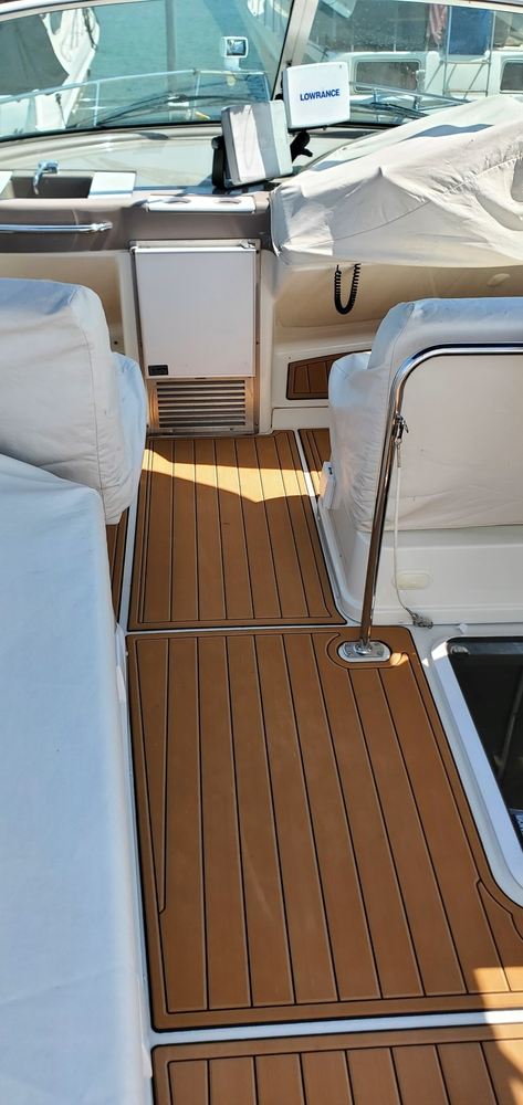 2001 Carver 350 Mariner Cockpit Swim platform 1/4"6mm EVA foam floor