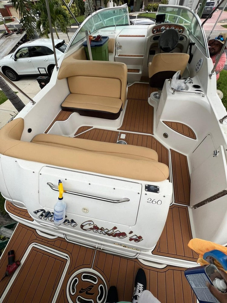 2000-2004 Sea Ray 380 sundancer Cockpit Swim platform 1/4"6mm EVA Foam floor