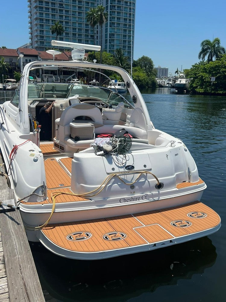 2000-2004 Sea Ray 380 sundancer Cockpit Swim platform 1/4"6mm EVA Foam floor