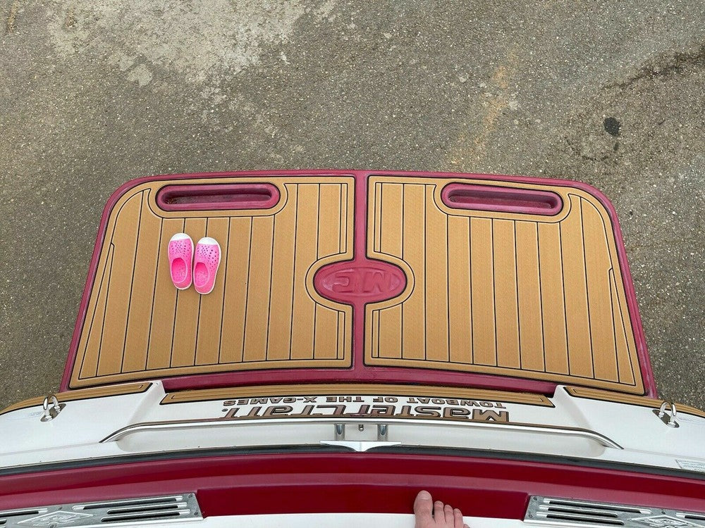 2004-2011 mastercraft X STARS wimming platform1/4" 6mm EVA faux teak floor mat