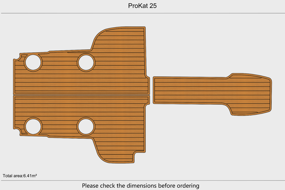 ProKat 25 Cockpit 1/4"6mm EVA Foam floor