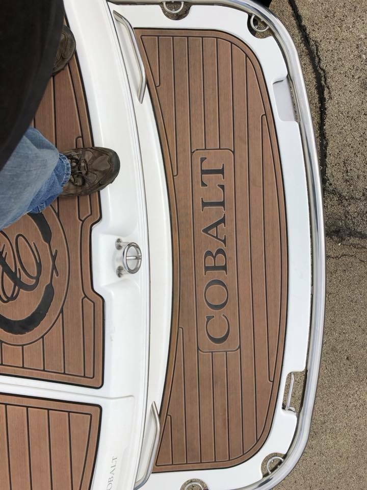 2004 cobalt 240 swimming platform non-slip 6mm mat EVA teak deck floor