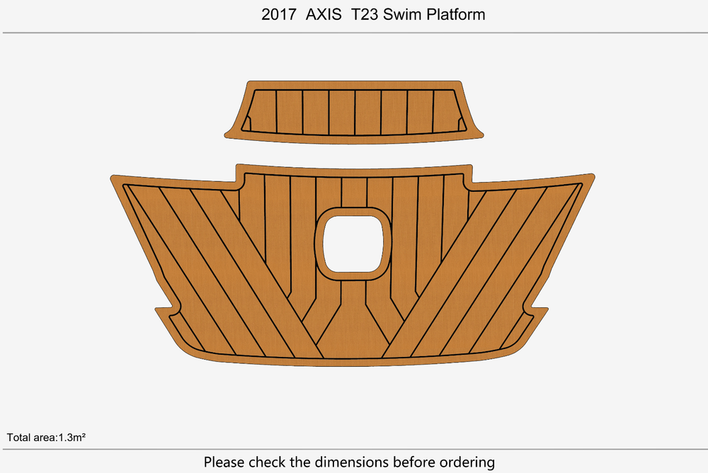 2017 AXIS T23 Marine teak deck EVA Foam Boat flooring