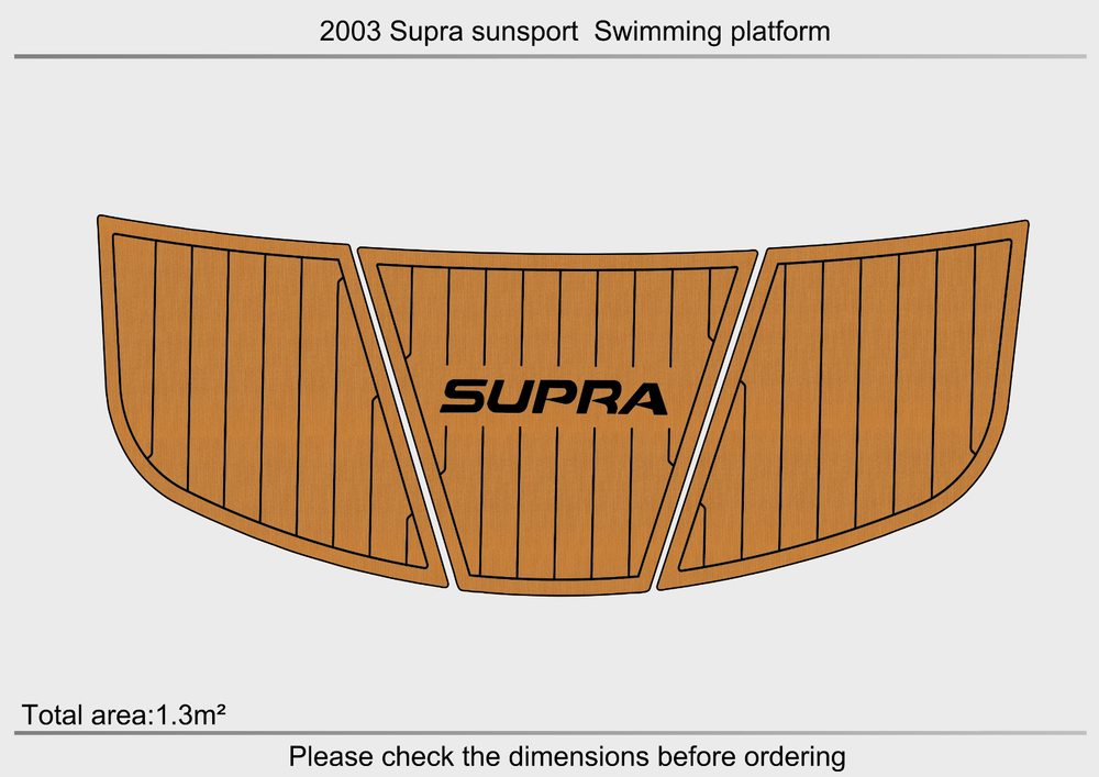 2003 SUPRA sunsport Swim platform 1/4"6mm EVA foam floor