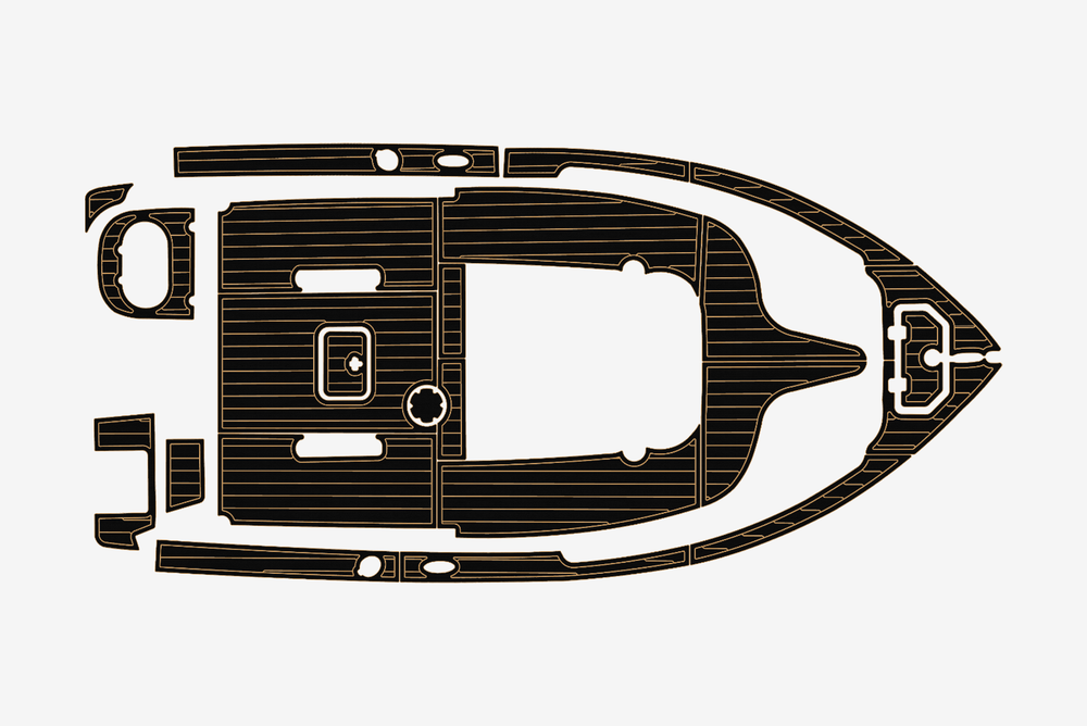 2018-2020 Nauticstar 2102 Legacy Marine teak deck EVA Foam Boat flooring
