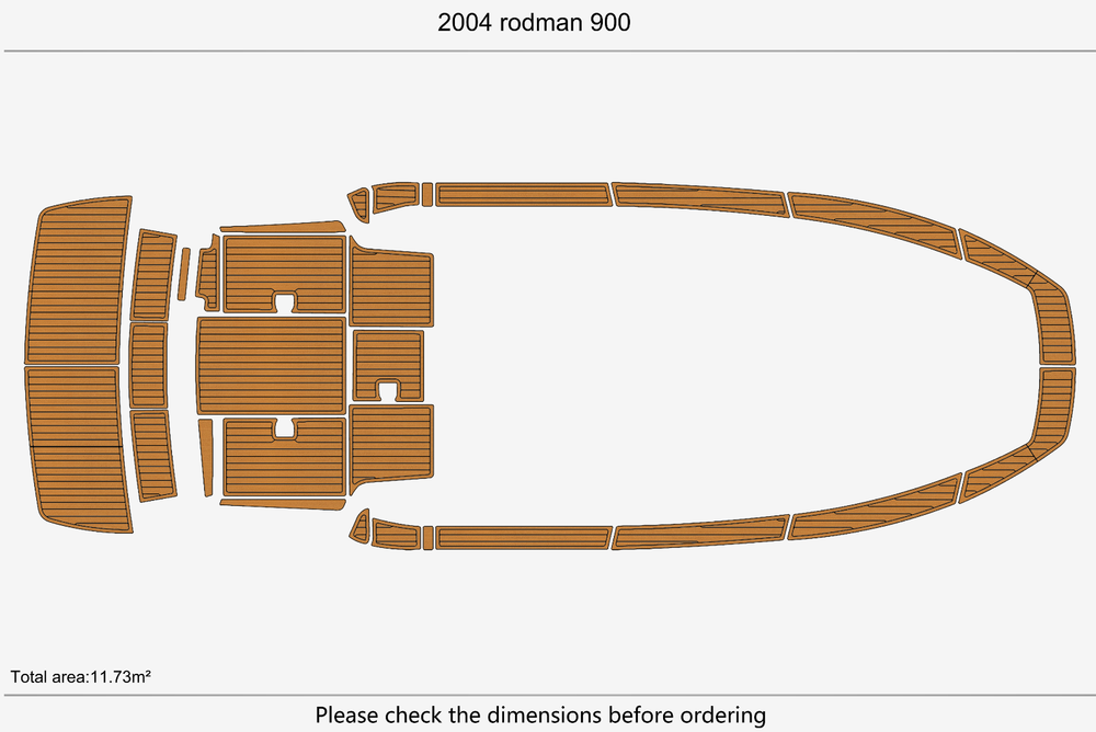 2004 Rodman 900 Marine teak deck seadek EVA Foam Boat flooring