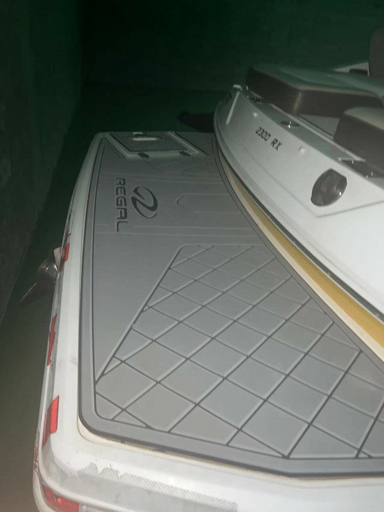 2016-2017 Regal 2300 Cockpit Swimming platform Pads 1/4" 6mm EVA FaUX Teak floor