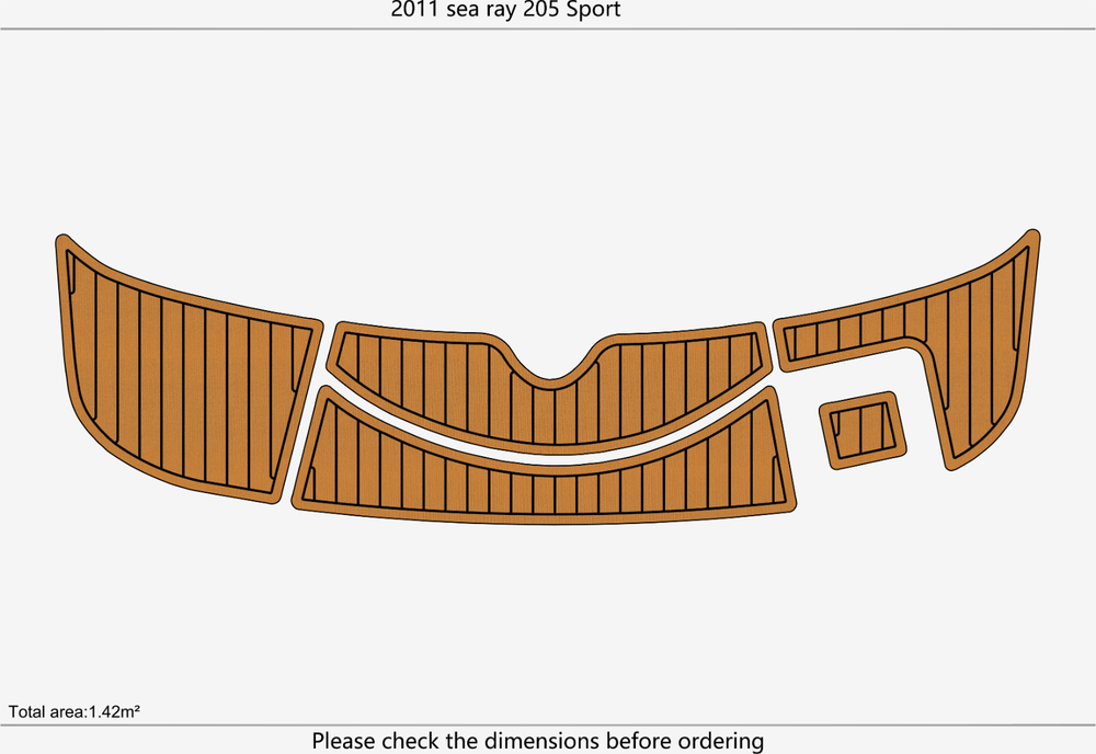 2011 Rea Ray 205 Sport Marine teak deck seadek EVA Foam Boat flooring