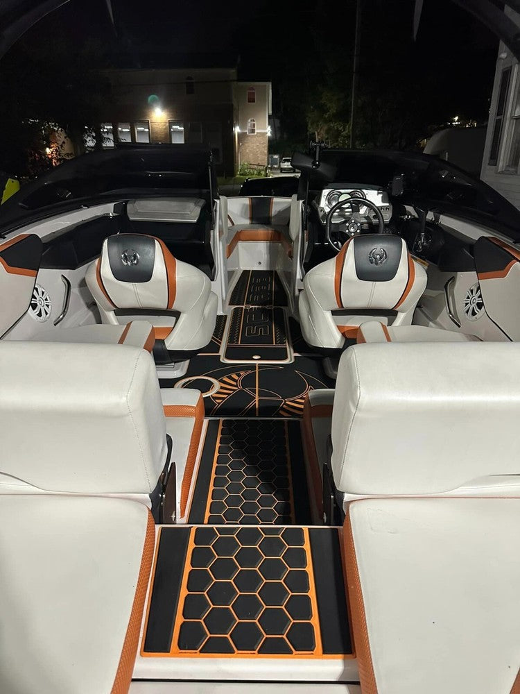 2018 SCARAB 195 Cockpit Swim platform bow 1/4"6mm EVA foam mat faux floor