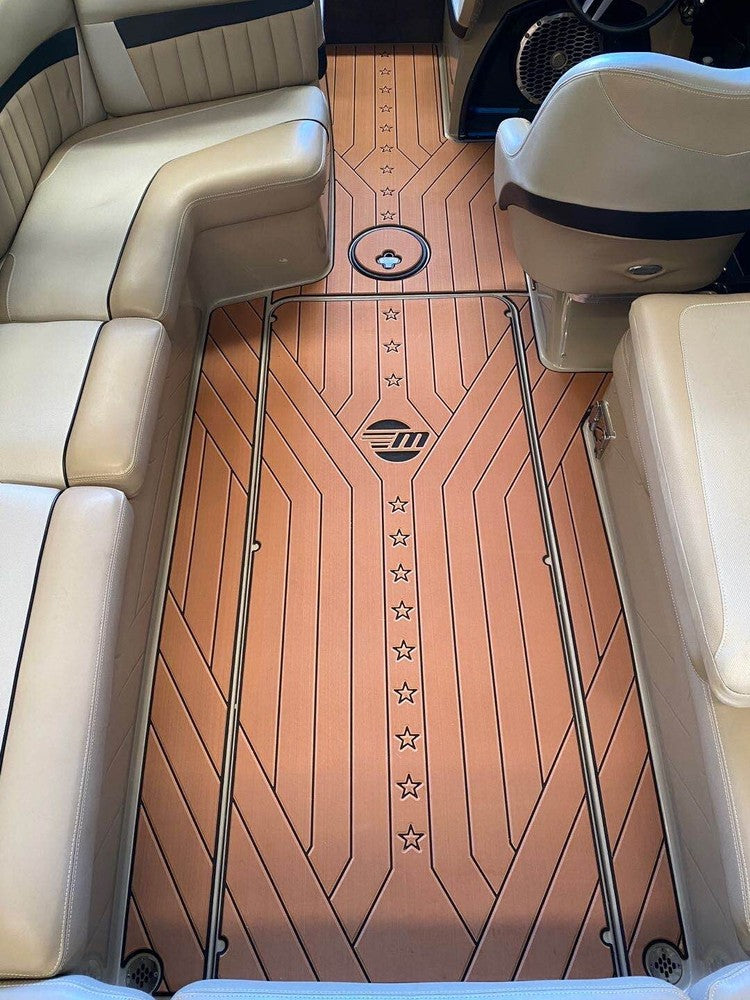 2013-2016 malibu 24 MXZ Cockpit Swim platform bow 1/4"6mm EVA Foam faux floor