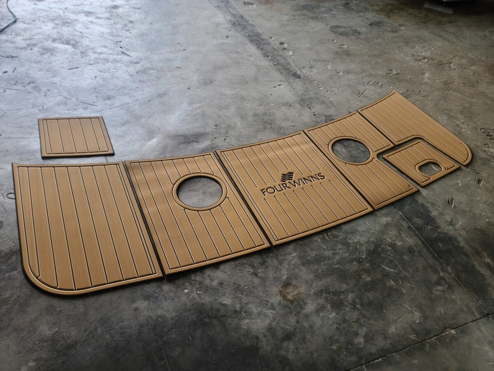 2005 Four winns 288 Swim Platform Non-slip mat 1/4" 6mm EVA Teak Decking