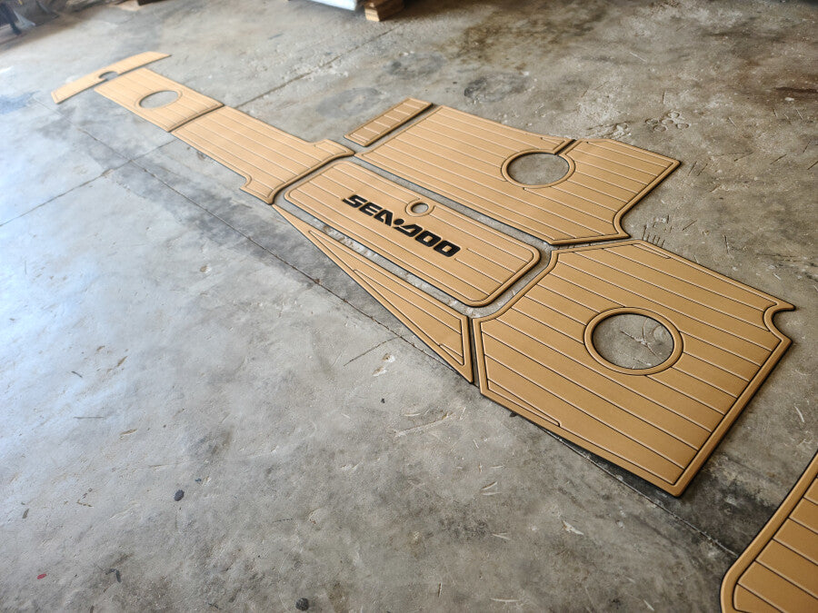 2007-2012 sea doo 230 wake Cockpit & Swim platform1/4" 6mm faux teak floor