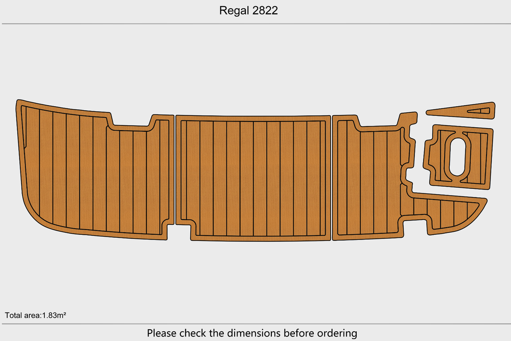 Regal 2822 Marine teak deck seadek EVA Foam Boat flooring