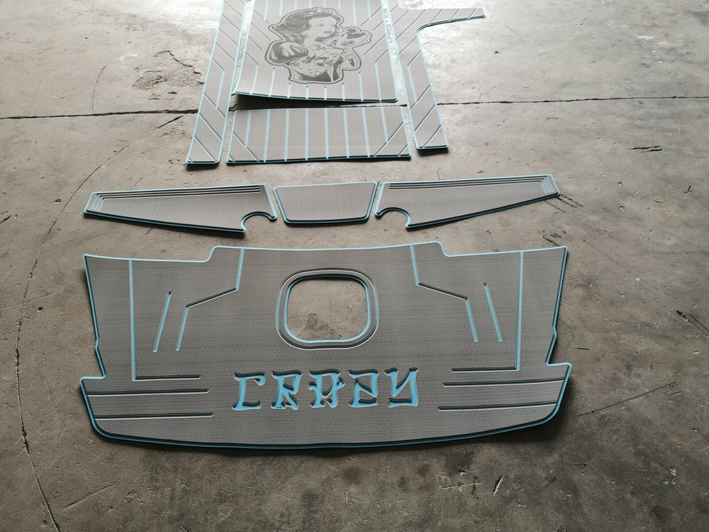 2015-2017 AXIS A22 Cockpit Swimming platform1/4" 6mm EVA Faux Teak Decking