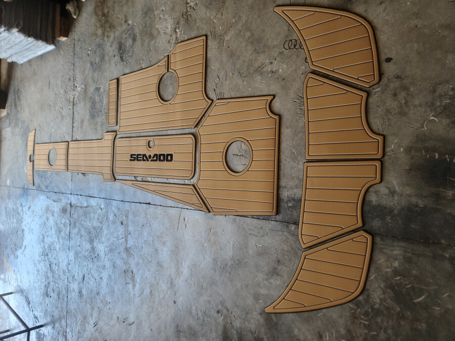 2007-2012 sea doo 230 wake Cockpit & Swim platform1/4" 6mm faux teak floor