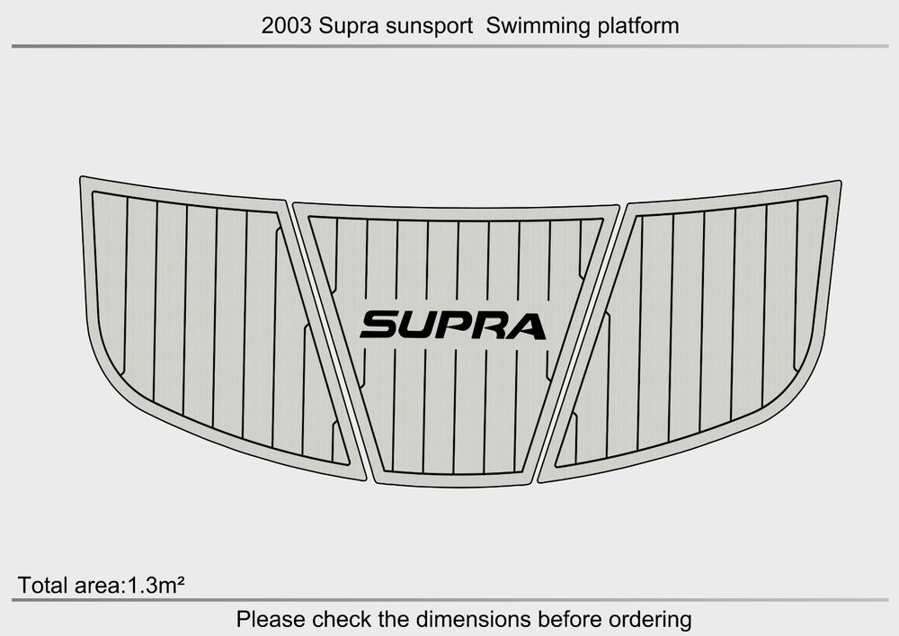 2003 SUPRA sunsport Swim platform 1/4"6mm EVA foam floor