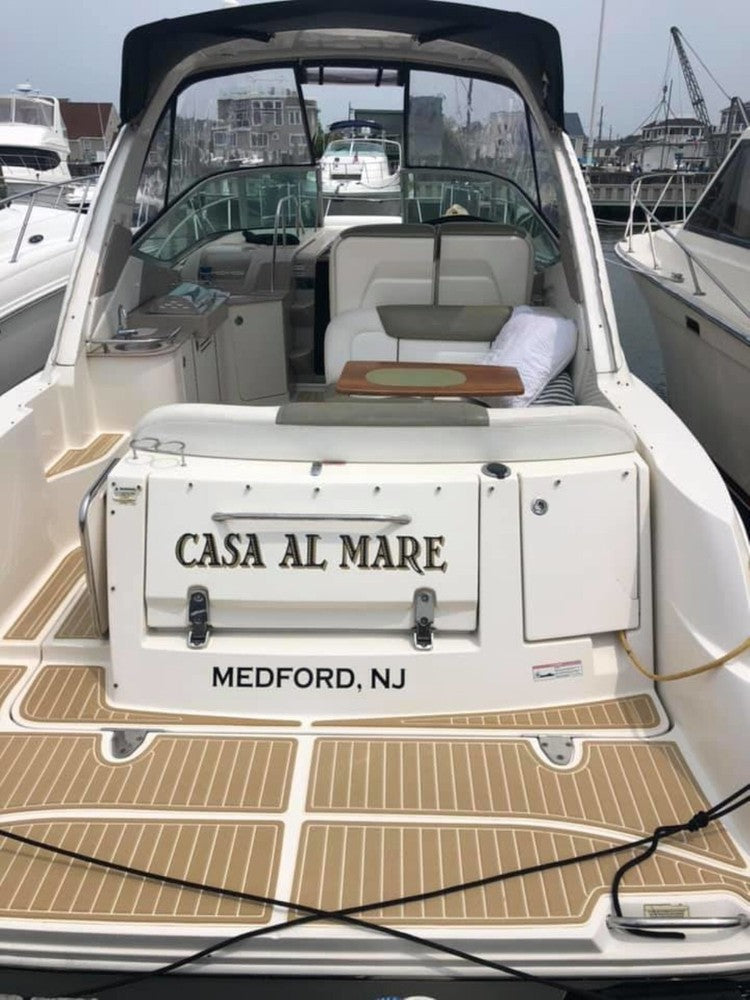 2008 Sea Ray 310&330 Sundancer Cockpit Swim platform 1/4"6mm EVA foam mat floor
