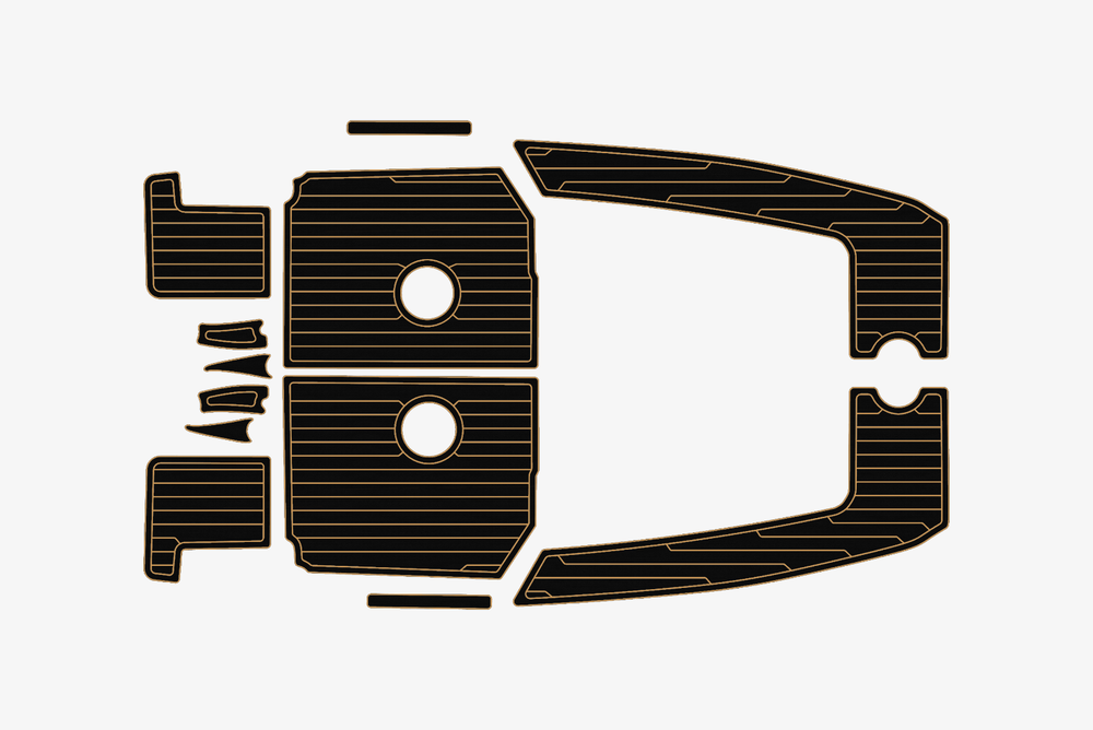 2012 Quicksilver Activ 555 Marine teak deck EVA Foam Boat flooring