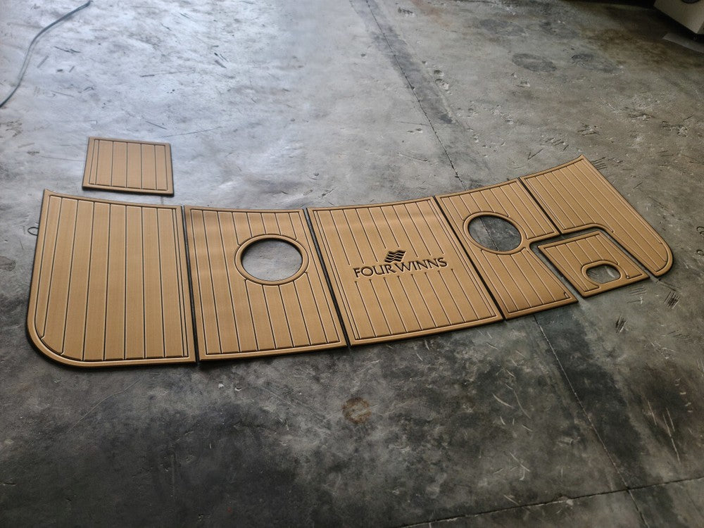2005 Four winns 288 Swim Platform Non-slip mat 1/4" 6mm EVA Teak Decking