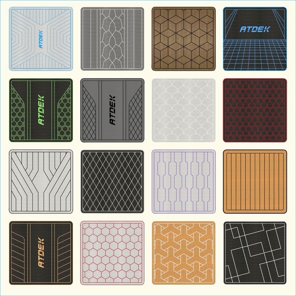 MasterCraft 245 X30 X2 Anti-slip mat Custom EVA faux teak marine deck flooring
