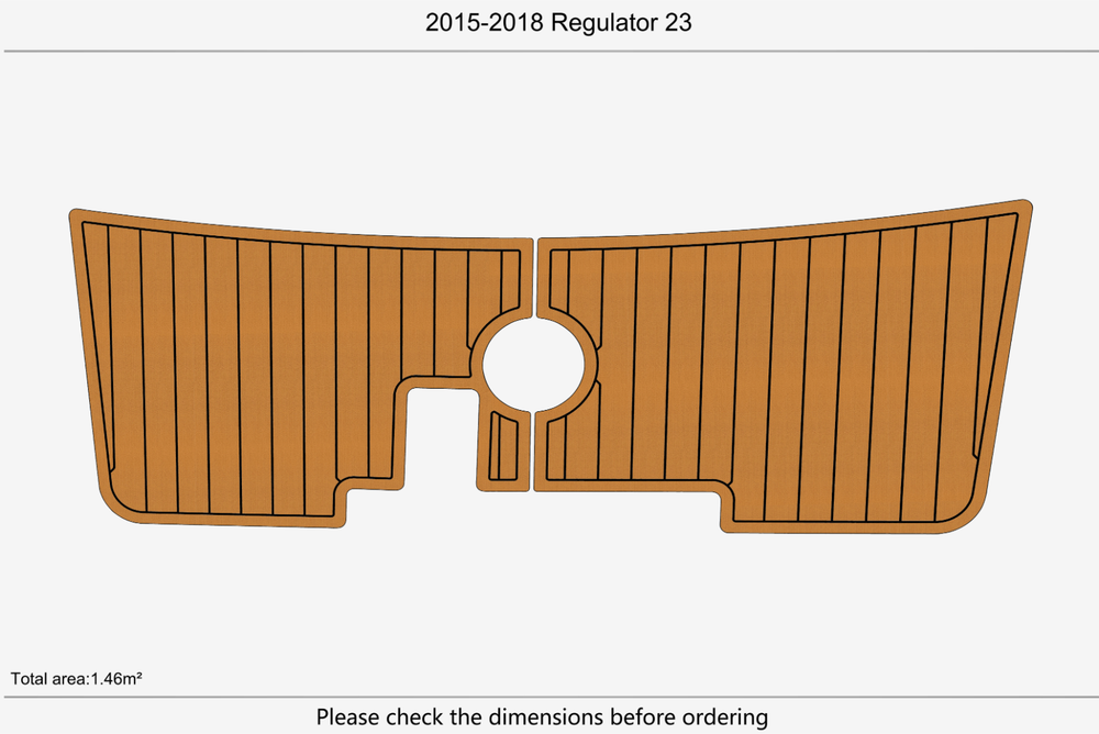 2015-2018 Regulator 23 Swim platform 1/4"6mm EVA Foam floor