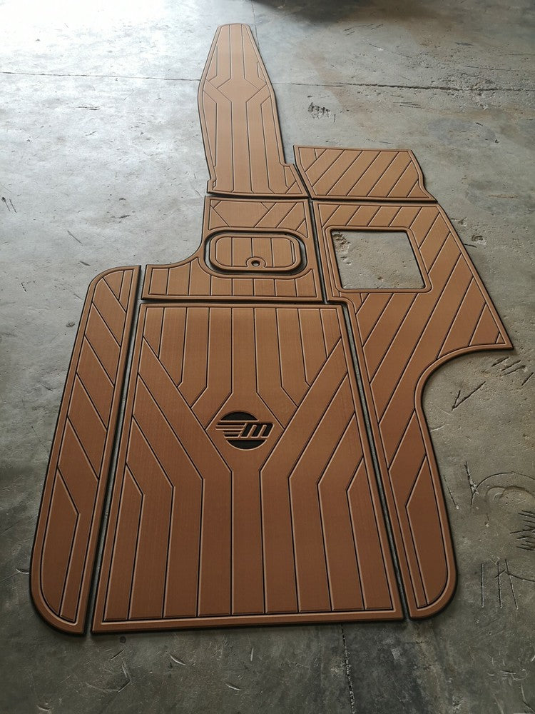 2005-2008 malibu 21 vlx Cockpit 1/4" 6mm EVA Faux Teak Non-slip mat floor