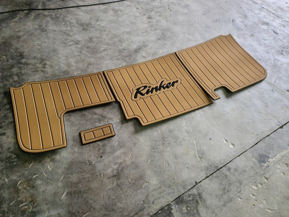2003 Rinker Fiesta vee 270 swimming platform EVA Faux teak 6mm Non-slip mat