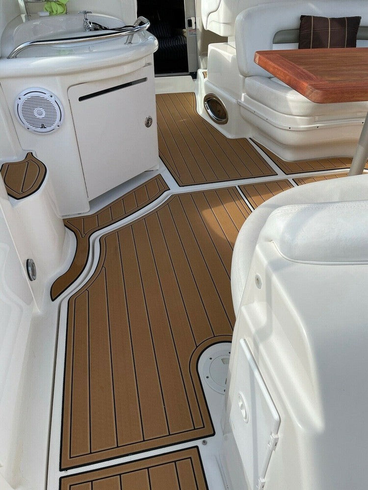 2003-2008 sea ray 340 sundancer Cockpit Swim platform 1/4"6mm EVA Foam mat floor