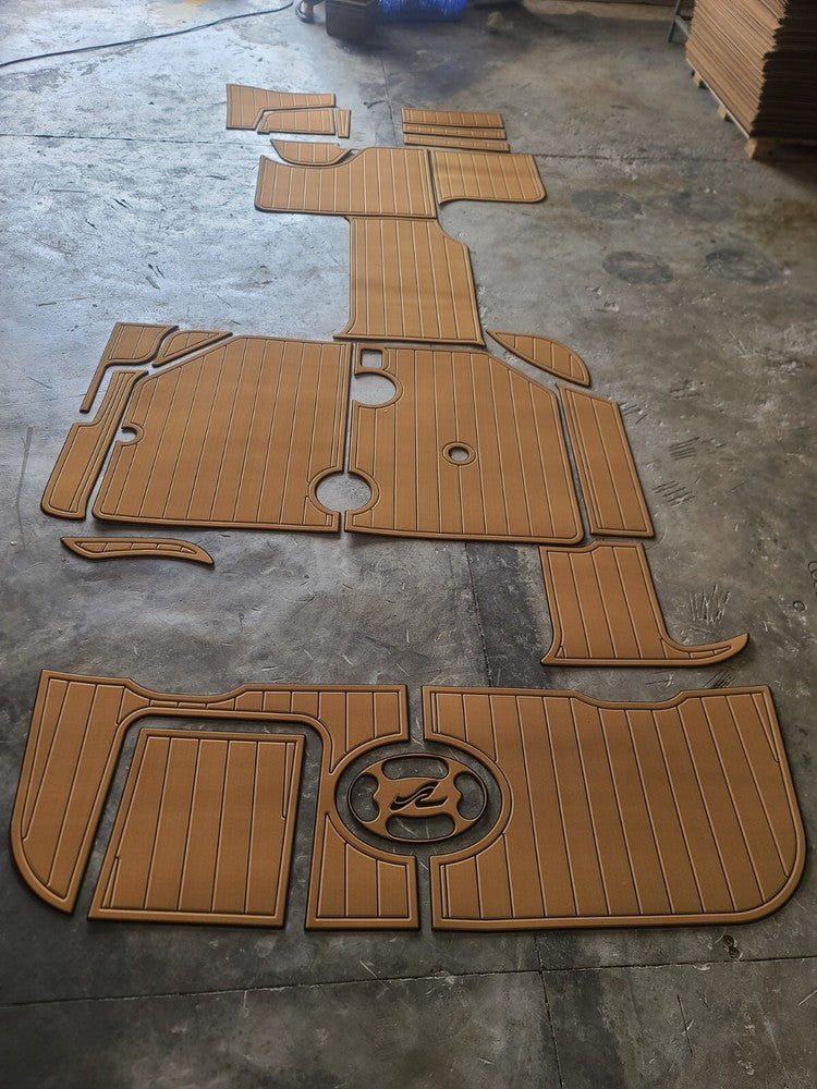 2002-2004 Sea Ray 260 Sundancer Cockpit Swim platform 1/4"6mm EVA foam mat floor