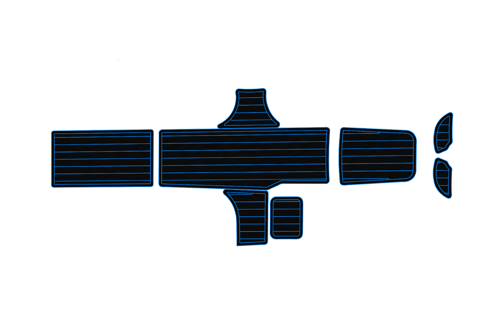2015-2017 Bayliner Element XL Cockpit swim platform 1/4" 6mm EVA foam floor