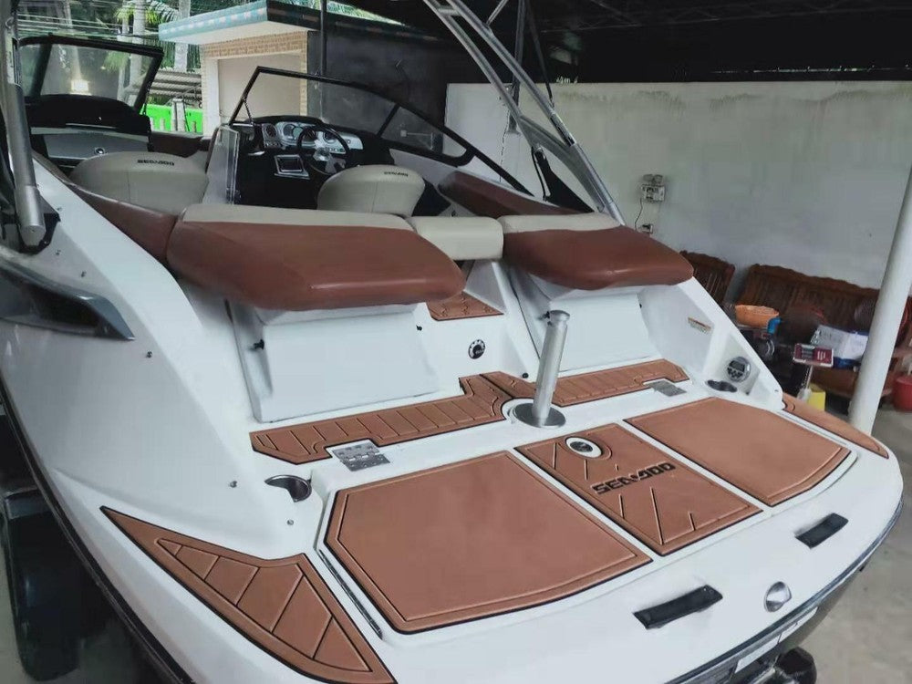 2012 sea doo 210 SP Challenger Two chair Cockpit swimming platform faux teak