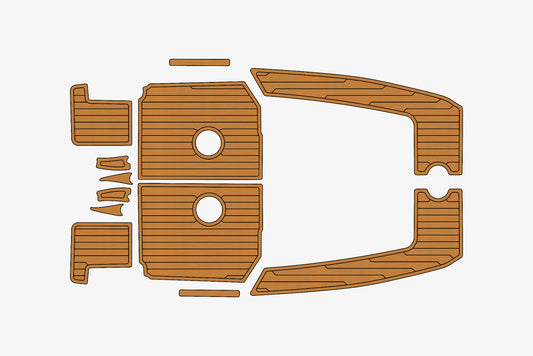2012 Quicksilver Activ 555 Marine teak deck EVA Foam Boat flooring