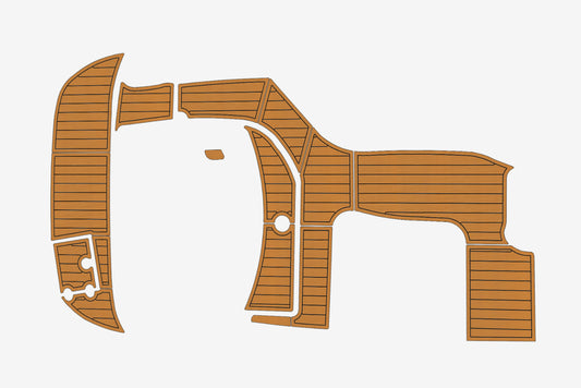 2004-2009 Crownline 270 Cockpit Swim platform 1/4"6mm EVA Foam carpet floor