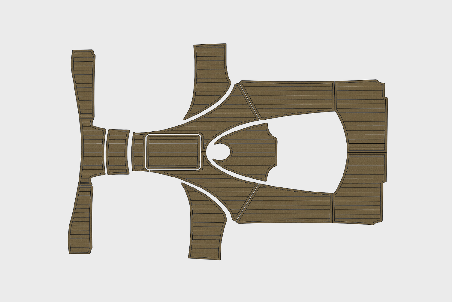 2014-2015 Viking 42 Express Cockpit Swim platform 1/4"6mm EVA Foam floor
