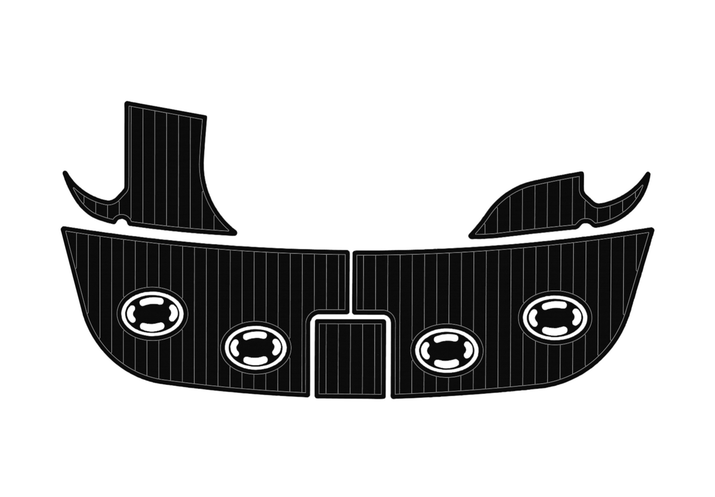 1999-2005 Sea Ray Sundancer 460 Swim platform 1/4"6mm EVA Fauxfoam floor