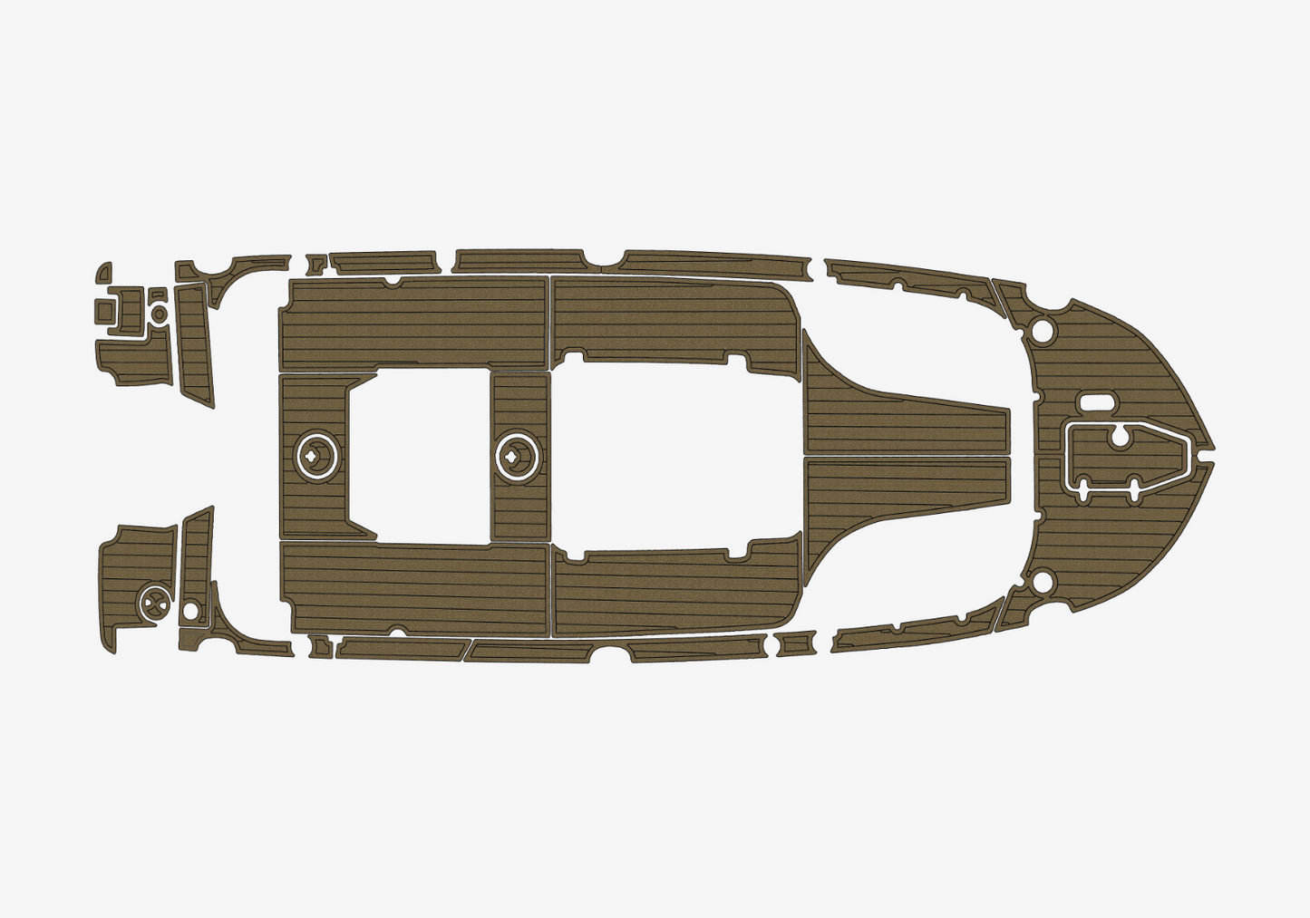 2022-2023 Sea Hunt 25 Escape Cockpit Swim platform bow 1/4"6mm EVA Foam floor