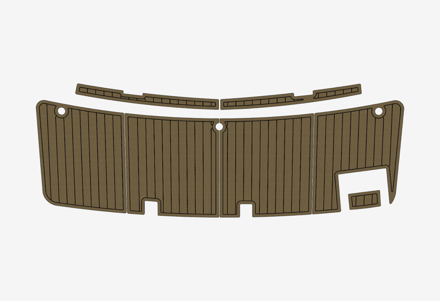 2002-2005 Rinker 312 Fiesta Vee SP Marine teak deck EVA Foam Boat flooring