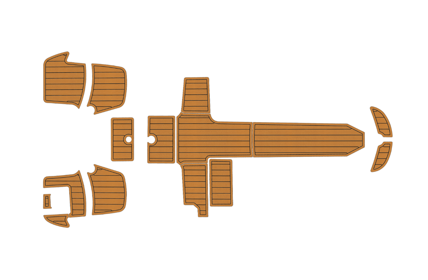 2020-2024 Bayliner M17 Cockpit swim platform 1/4" 6mm EVA foam floor
