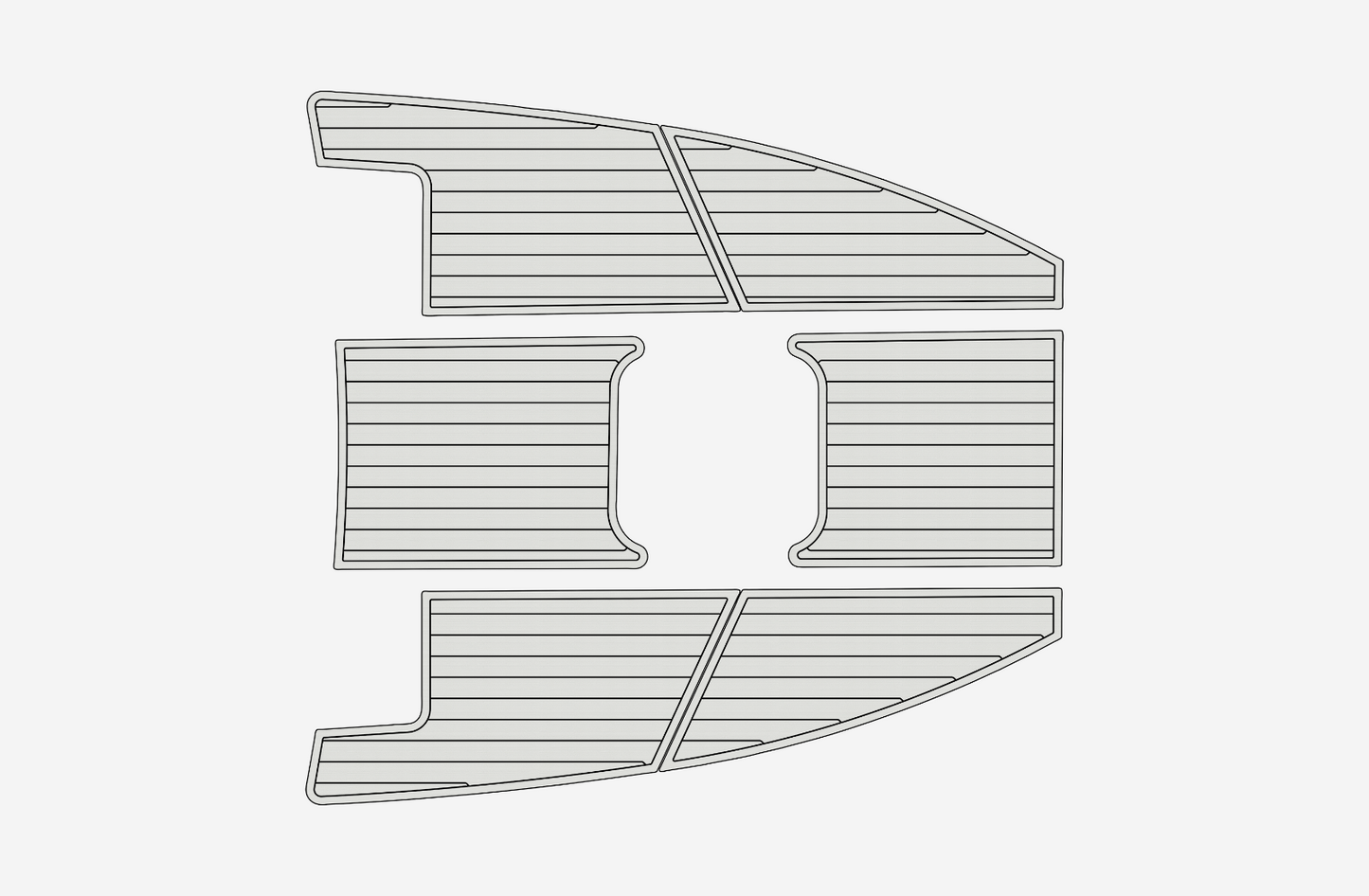 1999-2000 sea ray 290 Sundancer Bow 1/4"6mm EVA foam faux mat floor