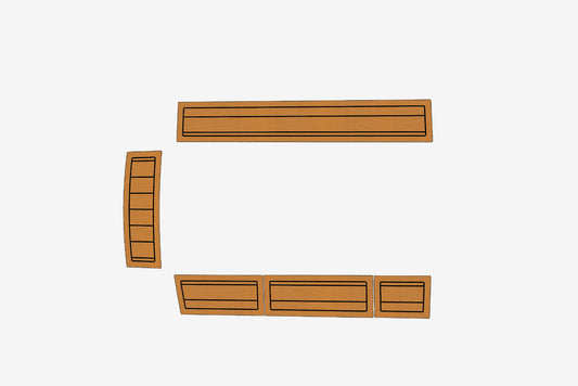 Beneteau First 285 Anti-slip mat Custom EVA teak marine deck flooring