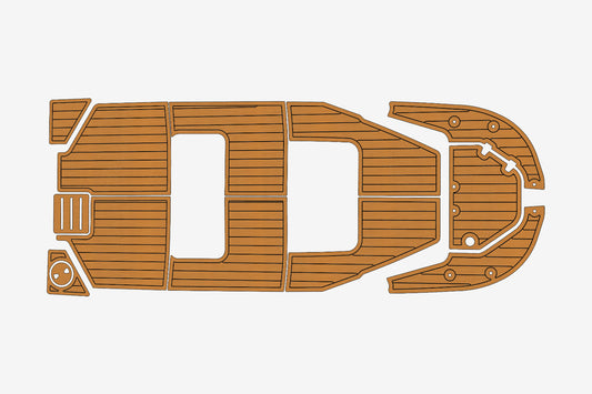 2021 Boston Whaler 150 Montauk Anti-slip Custom EVA marine deck flooring