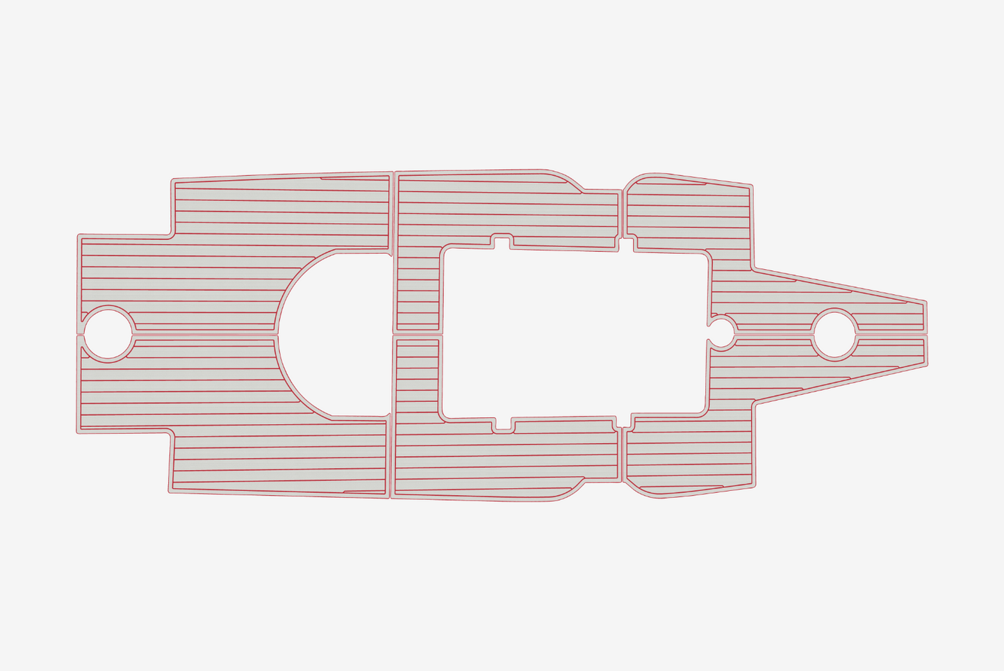 2016 Dusky XF 278 Cockpit 1/4"6mm EVA Foam carpet marine floor