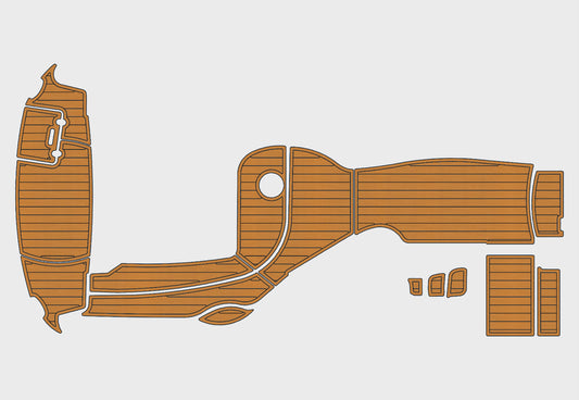 2013 -2020 Rinker 290 Express Cruiser Cockpit Swim platform 1/4"6mm EVA floor