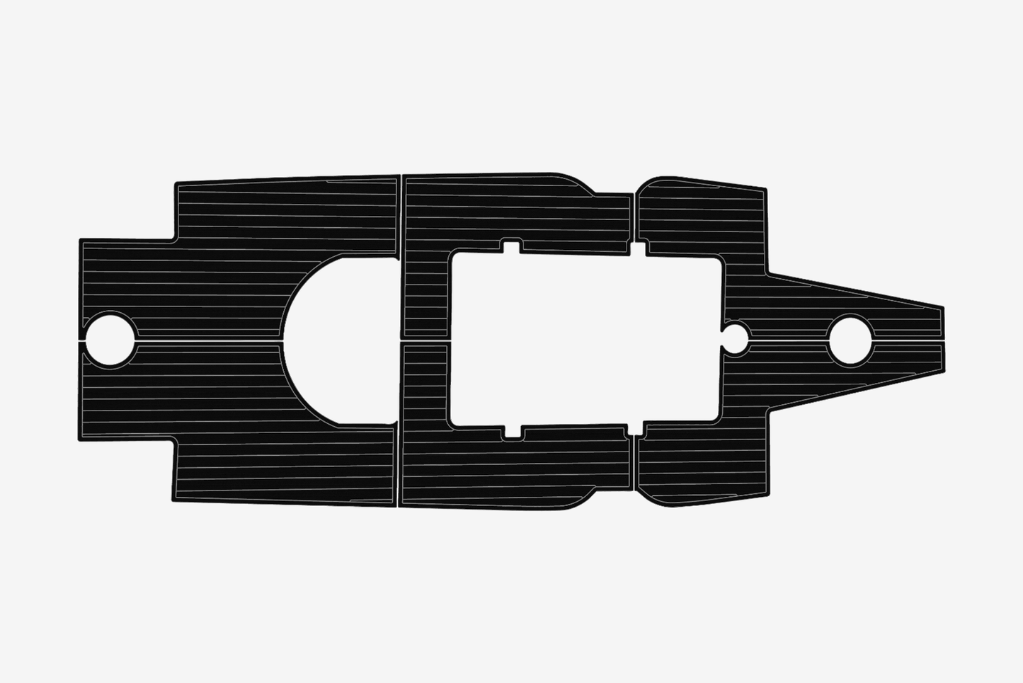 2016 Dusky XF 278 Cockpit 1/4"6mm EVA Foam carpet marine floor