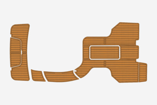2011-2016 COBALT 243 Cockpit Swim platform 1/4"6mm EVA foam faux mat floor