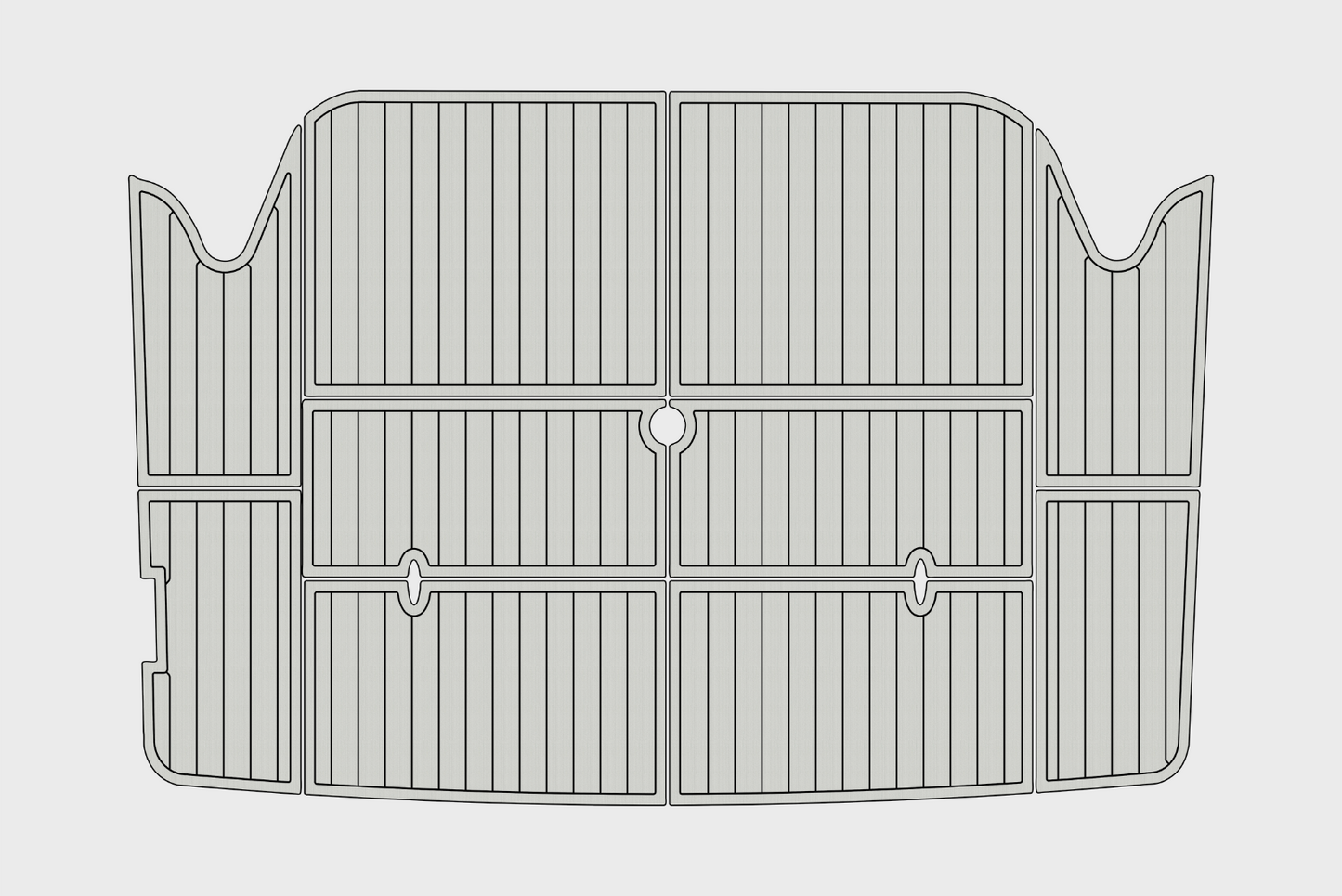 2001 Regal 2760 Swim platform 1/4"6mm EVA foam faux teak deck marine floor