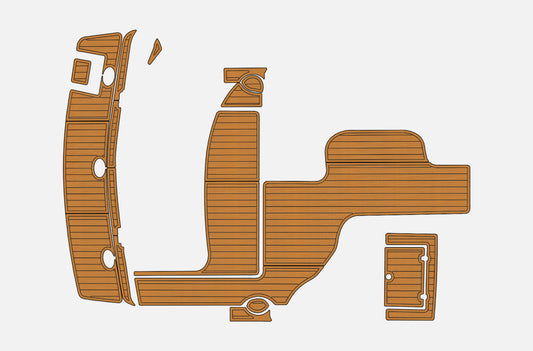 2000-2005 Rinker 310 Fiesta vee Marine teak deck EVA Foam Boat flooring