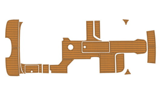 2019-2023 Bayliner vr6 Cockpit Swim platform 1/4" 6mm EVA faux teak mat Floor